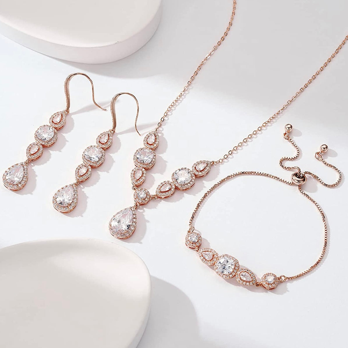99% Rose Gold Necklace Pendant Set at Rs 50000/set in Surat | ID:  2850522877173
